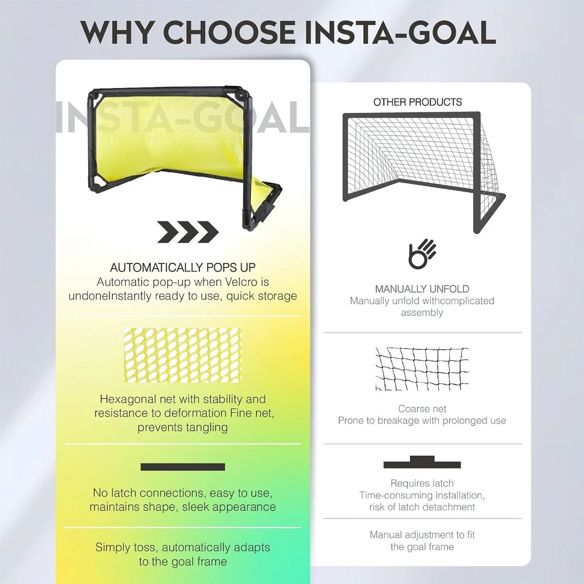 Insta-Goal Pop-Up Football Goal