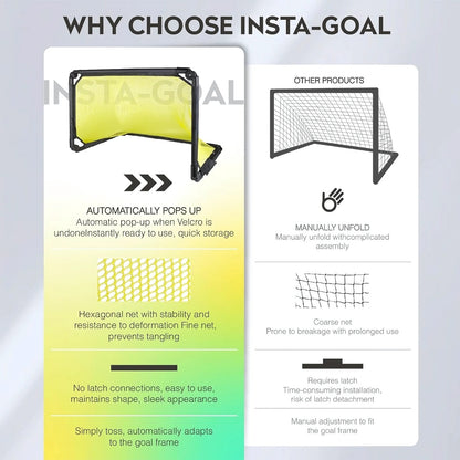 Insta-Goal Pop-Up Football Goal