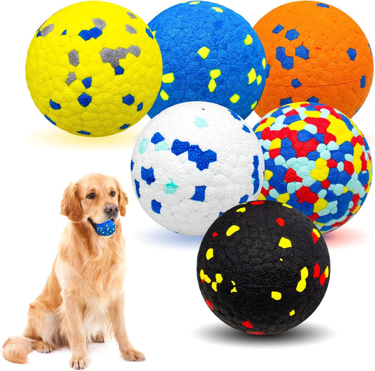 ETPU Dog Balls 6 Pack, Multicolor