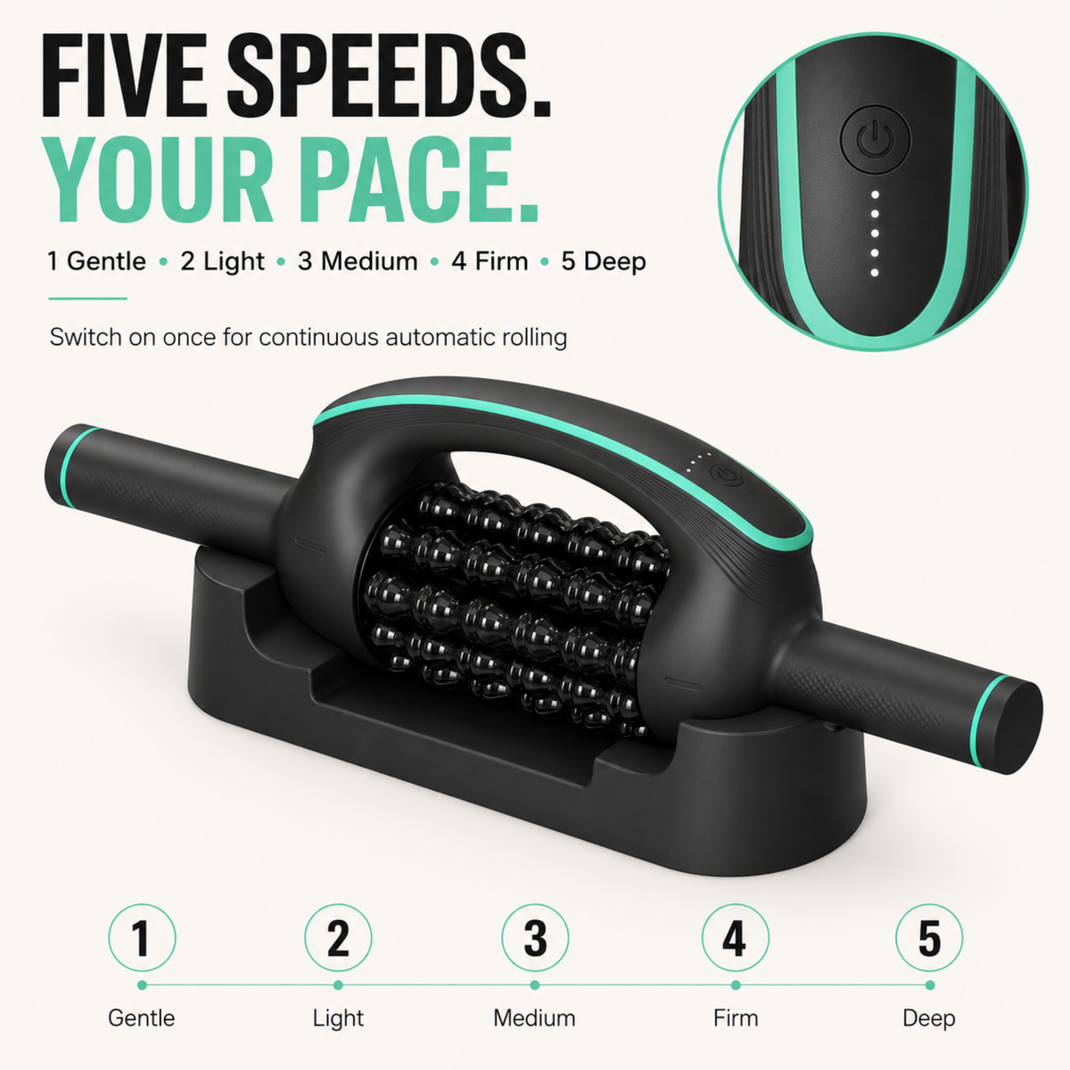 Rolling Percussive Massager