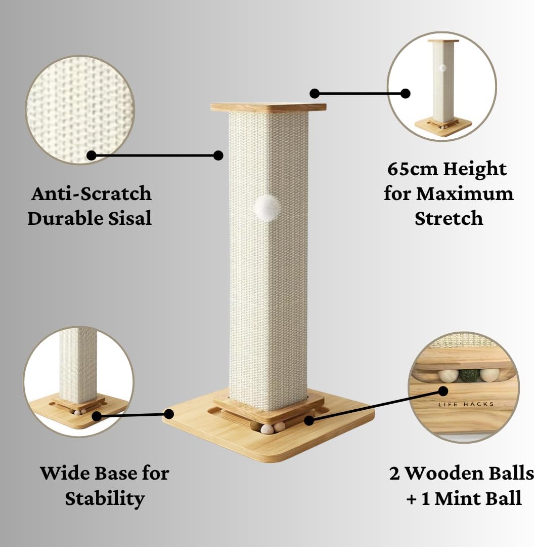 Cat Scratching Post - Premium Sisal