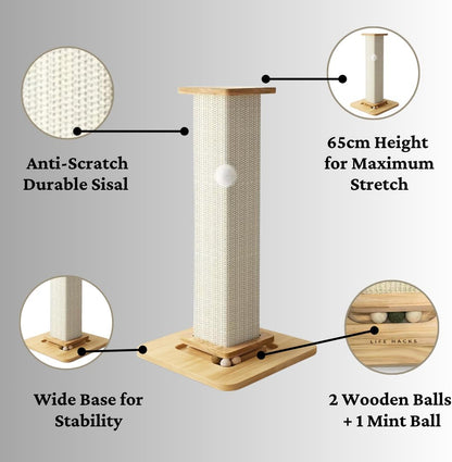Cat Scratching Post - Premium Sisal