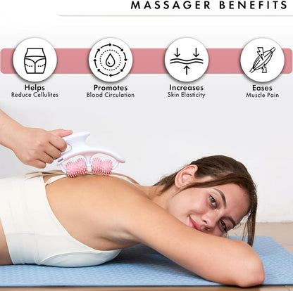 Manual Cellulite Massager Roller for Legs, Thighs & Arms