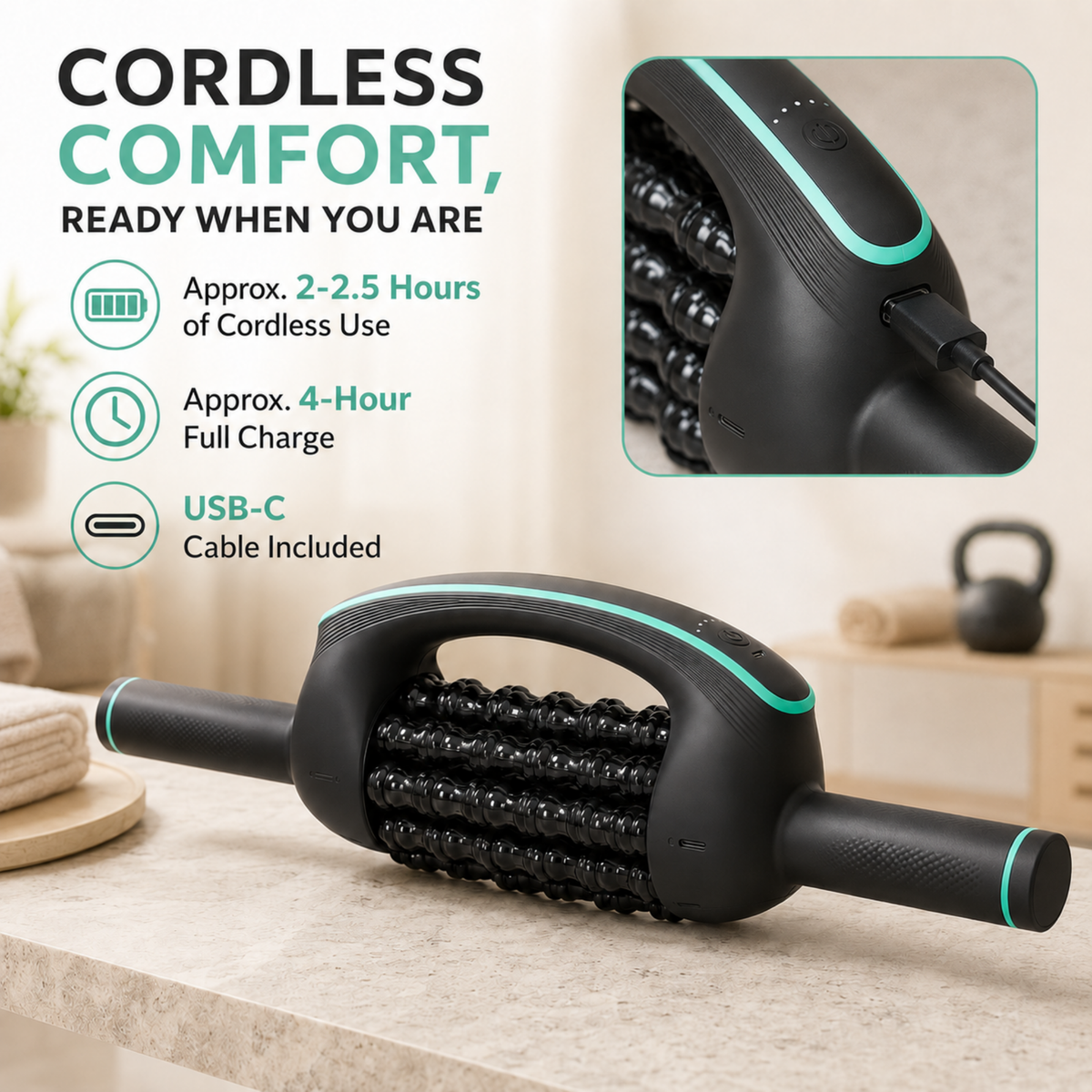 Rolling Percussive Massager