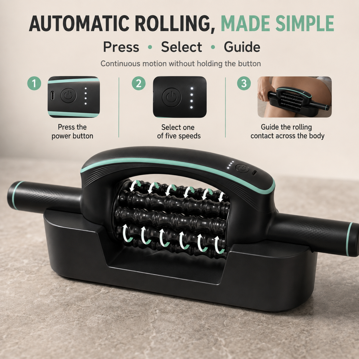 Rolling Percussive Massager