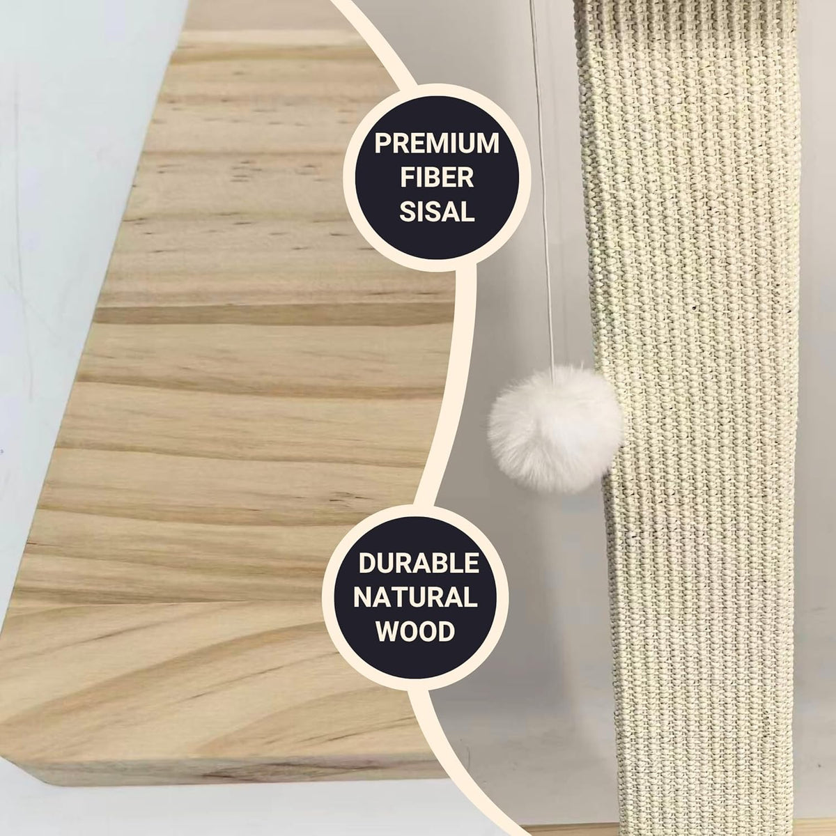 Cat Scratching Post - Premium Sisal