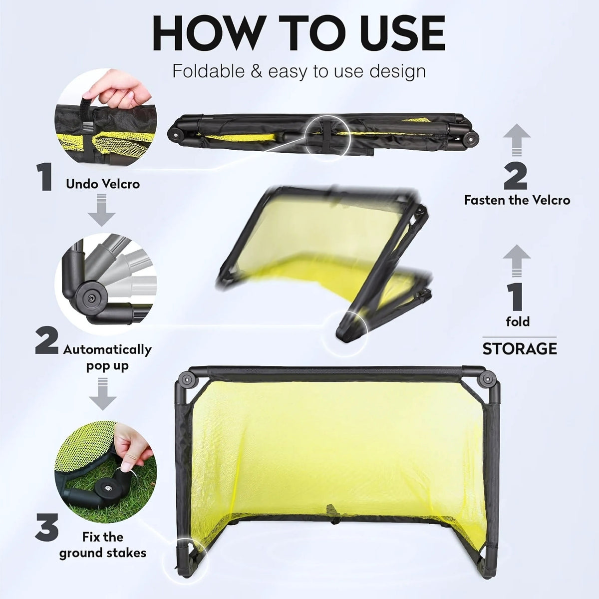 Insta-Goal Pop-Up Football Goal